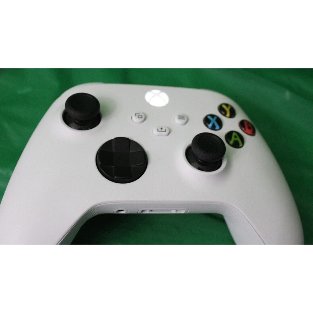 2 Microsoft Video Game Controllers Red 1708 And White 1914
